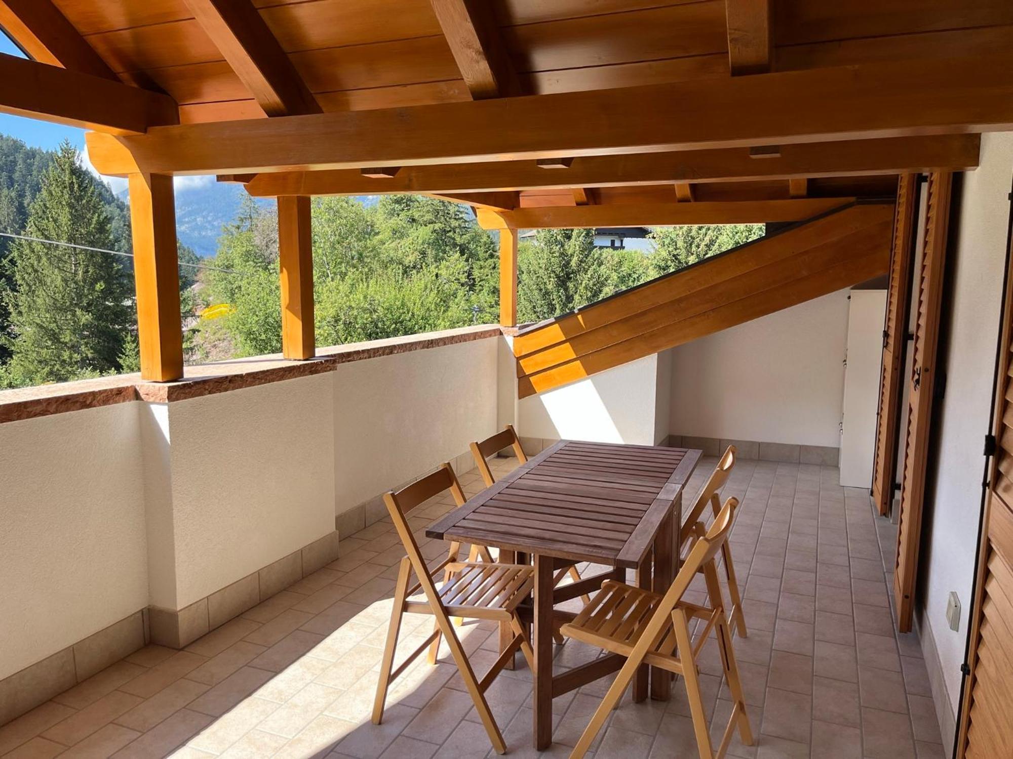 Attico In Legno Ad Andalo Exterior foto